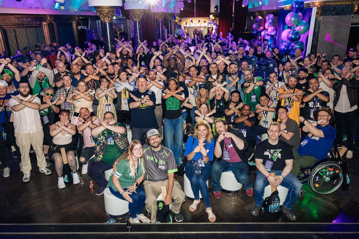 Gruppenfoto beim Xbox FanFest 2025 in Köln